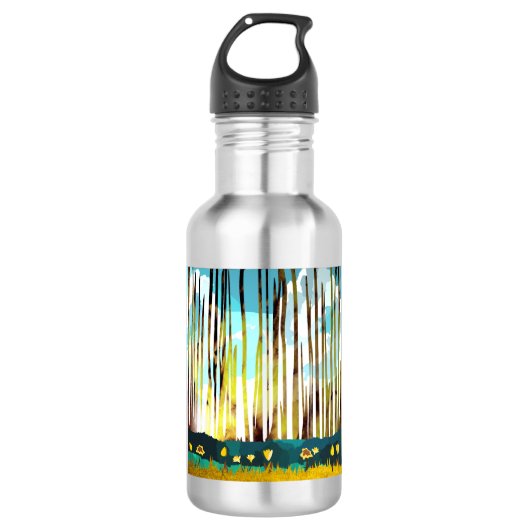 Bouteille D'eau Forêt matinale (Devant)