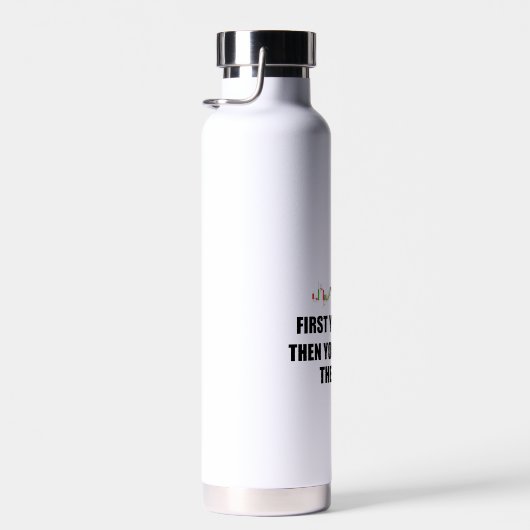 Bouteille D'eau Forex Trader Mindset (Plage)