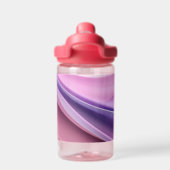 Bouteille D'eau Formes ondulées roses et lavande (Salle de sport)