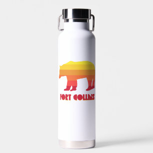 Bouteille D'eau Fort Collins Colorado Ours arc en ciel