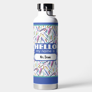 Bouteille D'eau Fournitures scolaires motif