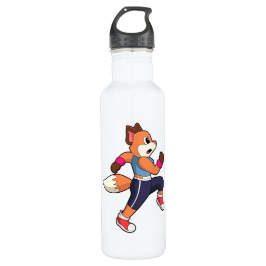 Bouteille D'eau Fox à Running (Devant)