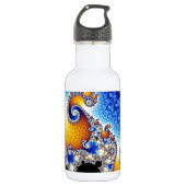 Bouteille D'eau Fractale en spirale satellite réglée de Mandelbrot (Devant)