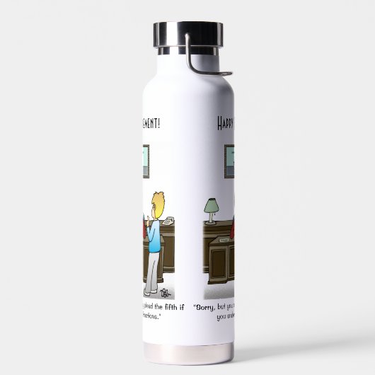 Bouteille D'eau Fractions blanches (Gauche)