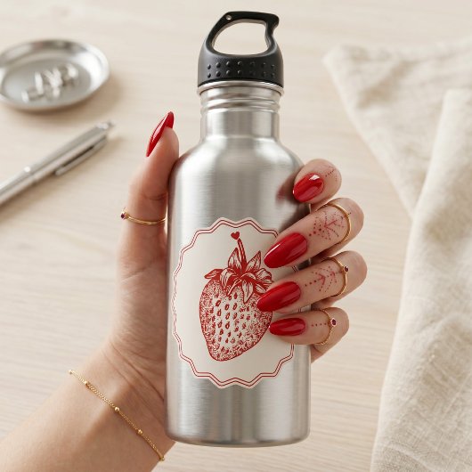 Bouteille D'eau Fraise