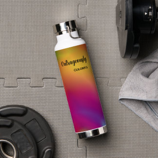 Bouteille D'eau Framboise Poire Personnalisée