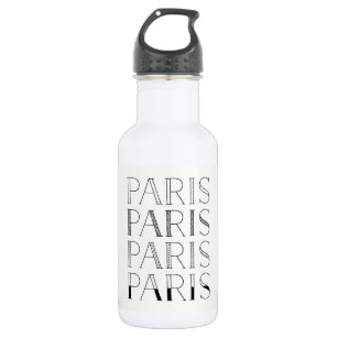 Bouteille D'eau Français élégant de Paris Paris Paris   inspir