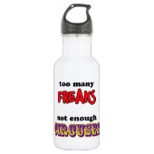 Bouteille D'eau Freaks et cirques (Devant)