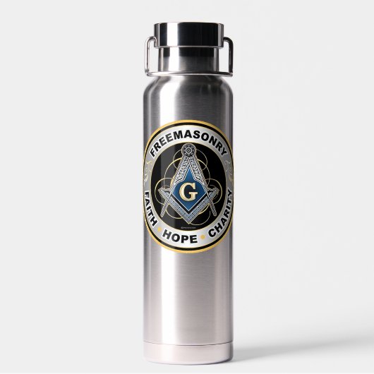 Bouteille d'eau Freemason (Arrière)