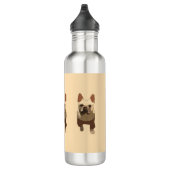 Bouteille D'eau French Bulldog, Soft Peach (Droite)