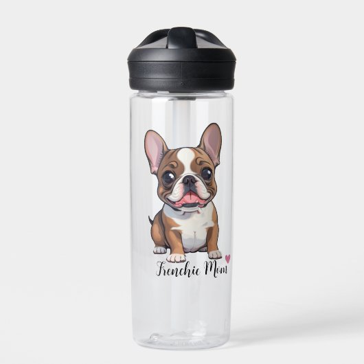 Bouteille D'eau Frenchie Chien Maman Clear (Extérieur)