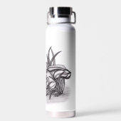 Bouteille D'eau Froggy, Modifier votre texte (Arrière)