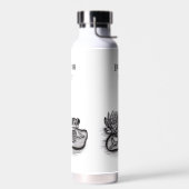 Bouteille D'eau Froggy, Modifier votre texte (Gauche)