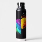 Bouteille D'eau Fumée abstraite (Plage)