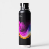 Bouteille D'eau Fumée abstraite (Gauche)