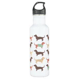 Bouteille D'eau Fun Dachshund Dog Motif