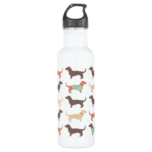 Bouteille D'eau Fun Dachshund Dog Motif (Devant)