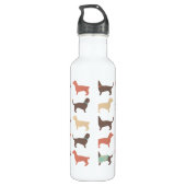 Bouteille D'eau Fun Dachshund Dog Motif (Dos)