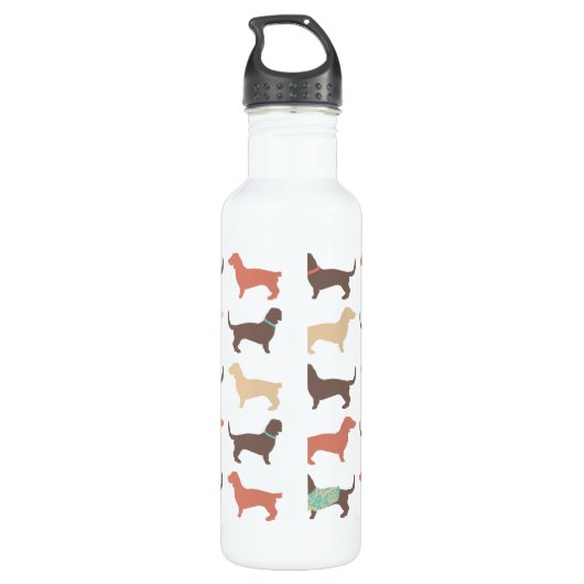 Bouteille D'eau Fun Dachshund Dog Motif (Dos)
