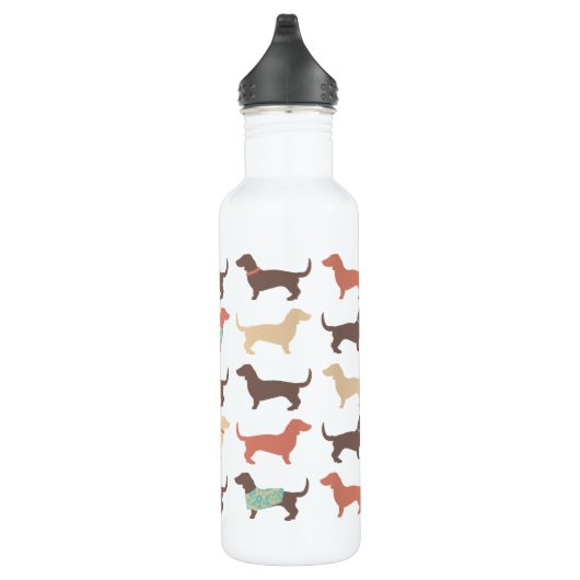 Bouteille D'eau Fun Dachshund Dog Motif (Droite)