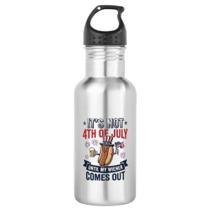 Bouteille D'eau Funny 4th Of July Hot Dog Vintage Patriotic Shirt_