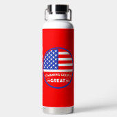 Bouteille D'eau Funny American Golf Player (Plage)