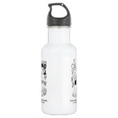 Bouteille D'eau Funny Bed of Nails Indian Bazaar Marketplace (Dos)