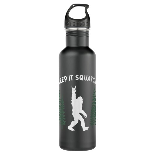 Bouteille D'eau Funny Bigfoot Gardez-le Squatchy squatch (Devant)