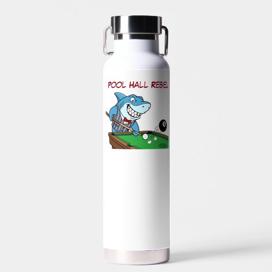 Bouteille d'eau Funny Billiards Shark (Avant)