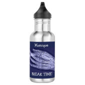 Bouteille D'eau Funny Broken Finger Xray "Break Time"  (Droite)