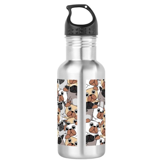 Bouteille D'eau Funny Dog Motif (Dos)