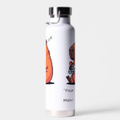 Bouteille D'eau Funny Gaming Thermos – Capybara Retro Style (Plage)