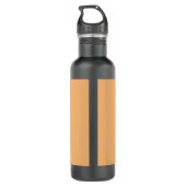 Bouteille D'eau Funny Grumpy Cat Morning Coffee Mème Art (Dos)