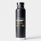 Bouteille D'eau Funny Grumpy Gamer Quote Design (Gauche)