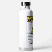 Bouteille D'eau Funny Ham Shack Attention Radio opérateur (Droite)