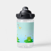 Bouteille D'eau Funny Happy Frogs et Good Vibes Only Text (Salle de sport)