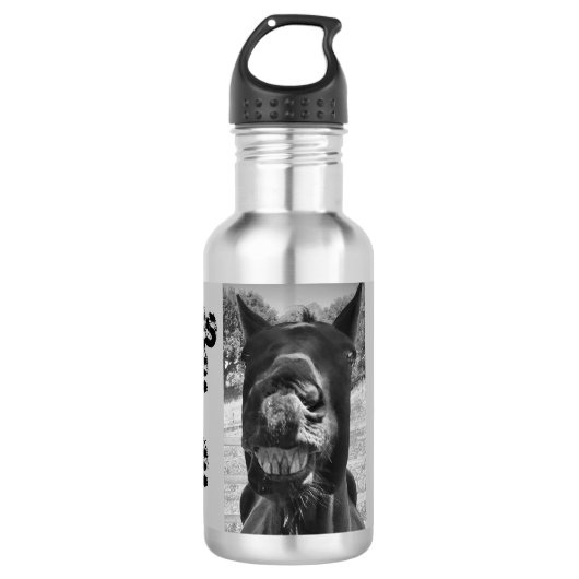 Bouteille D'eau Funny Horse Water Bottle (Devant)
