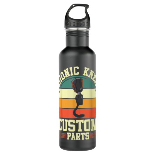 Bouteille D'eau Funny Knee Replacement Surgery Bionic Knee Club Cu (Devant)