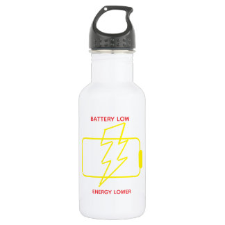 Bouteille D'eau Funny Low Battery Stainless Steel Bottle