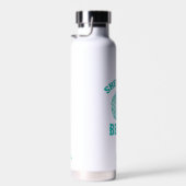 Bouteille D'eau Funny Shell Ouais Beach Pun mignon Turquoise Perso (Plage)
