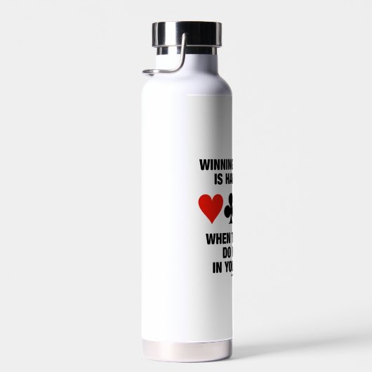 Bouteille D'eau Gagner À Bridge Est Difficile À Faire Lorsque Les (Plage)