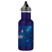 Bouteille d'eau Galaxy Planet - Nom personnalisé (Droite)