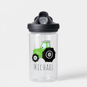 Bouteille D'eau Garçon de transport vert Tracteur école pour enfan