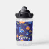 Bouteille D'eau Garçons Bleu Bleu Orange Star Dinosaur (Salle de sport)