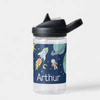 Garçons Cute Blue Rocket Ship Space Kids School