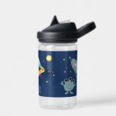 Bouteille D'eau Garçons Cute Blue Space Alien Monster Kids School (Gauche)