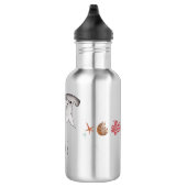 Bouteille D'eau Garçons Cute Grey Ocean Kids Hammerhead Shark Scho (Droite)