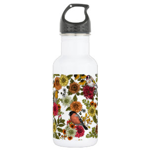Bouteille D'eau Garden birds and flowers 1