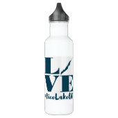 Bouteille D'eau Gardez le plastique hors de notre lac ! (Gauche)