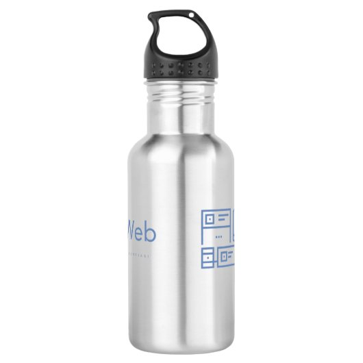 Bouteille D'eau Garrafa de Agua Mon Space Web (Dos)